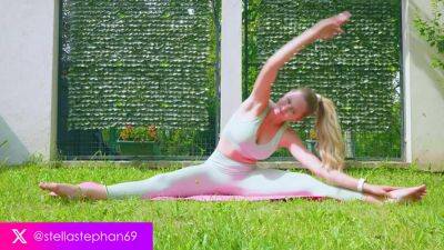 Sexy Outdoor Yoga By Stella Cardo - hclips.com