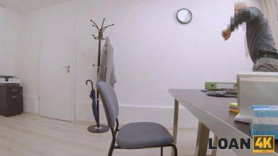 LOAN4K. Sexy waitress involved into sexual affair with handsome creditor - txxx.com