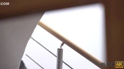 Slim Maid Enjoys Unplanned Sex With Her Potential Black Boss - hotmovs.com