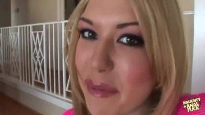 Naughty Blonde Pawg Excitedly Uses Her Anal Toy Before Begging For Dp And A Threesome - upornia.com