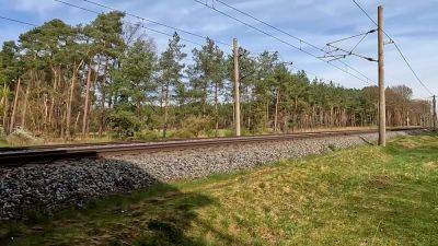 Slapping Her Naked Tits Near Railroad - hclips.com