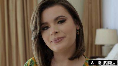 UP CLOSE - Natural Beauty Dharma Jones Makes DILF Mike Mancini Cum On Her Ass During RAW SEX - txxx.com