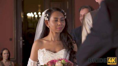 BRIDE4K. Small cheap wedding turns into public fucking action of the brides - txxx.com