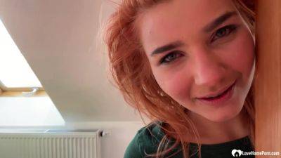 Redhead could not wait to play with herself - txxx.com