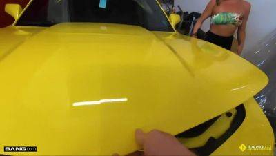 Tucker Stevens: Luxury Pussy Pounded in POV on a Sportscar - xxxfiles.com