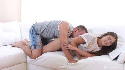 Mara Gri grinding on boyfriend's cock, cumshot facial - xxxfiles.com