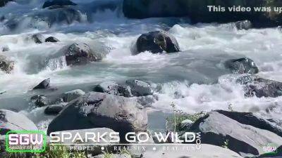 Sparks Go Wild In Fucking On A Closed Trail In Alaska - hotmovs.com