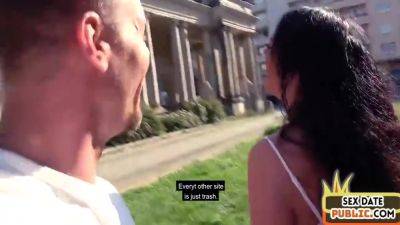 Real Pickedup Slut Gives Public Cocksuck - hotmovs.com