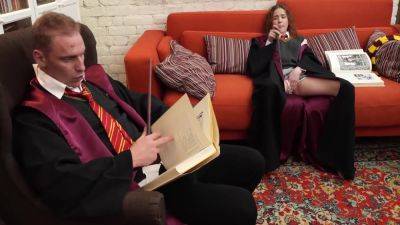 Harry Potter, Nicole Murkovski And Martin Spell - Hermione Gave A Blowjob Between Couples - upornia.com