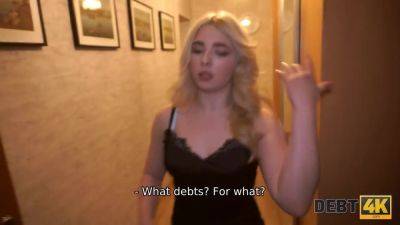 DEBT4k. Beautiful Maria Hurricane permits loan shark to use her tight pussy - hotmovs.com - Russia