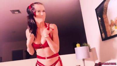 Caught Jerking Pov Red Blowjob - hotmovs.com