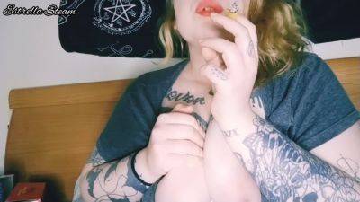 Smokes A Cigar While Play - upornia.com