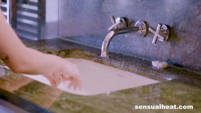 Pleasing Myself in the Jacuzzi! Massy Sweet at SensualHeat - hotmovs.com