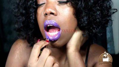 Purple Kisses Purple Lipstick Joi - upornia.com