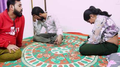 Hardcore Threesome Story Of A Couple & Elder Stepbrother - desi-porntube.com - India