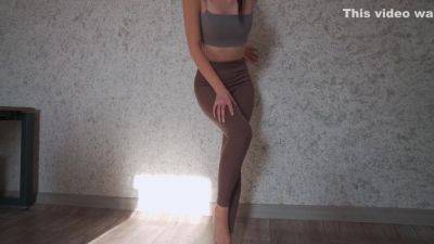 Desperation Pee Brown Leggings Two Cameras - hclips.com