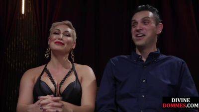 Pegging CFNM femina spanks and fucks footfetish sub - hotmovs.com