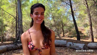 Dina Connects With Nature While She Masturbates - upornia.com