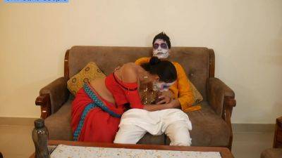 Desi Sali Sapna Turned Horny While Celebrating Festival With Jiju - desi-porntube.com - India