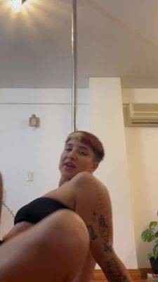 Dancing Pole Dance And Undressing Like Stripper - upornia.com
