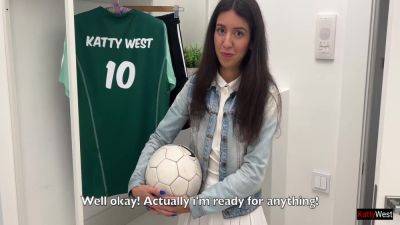 Offered A Cute Girl To Become A Football Player 25 Min - videomanysex.com