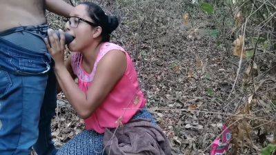 She Is +18 And Fucks Like A Great One Outdoors - desi-porntube.com - India