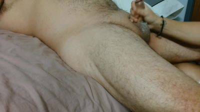 Bbw Giving Senual Handjob To Husband To Wake Him Up - hotmovs.com