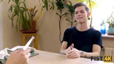 FIST4K. Sexy girl has her cunny fisted by inventive boyfriend - hotmovs.com - Russia