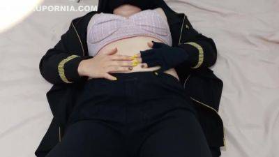 همکارشو اورده خونه و ترتیبشو میده ابشم خالی میکنه تو کسش - Creampie - upornia.com