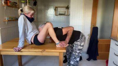 Passionate Blonde Wife's X-Rated Encounter with European Neighbor - veryfreeporn.com