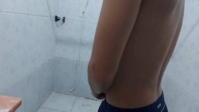 Stepmother Catches Stepson Smelling Her Used Panties Jerking Off Almost Cumming And Decides To Help Him Cum - upornia.com - Brazil