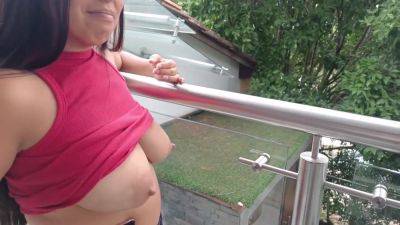 Breastfeeding On The Balcony - upornia.com