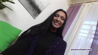 Dark haired teen loves dick - hotmovs.com