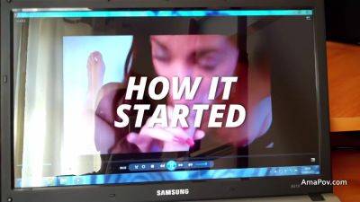 Demona Gives Me A Hand And Blowjob Before I Cum Down Her Throat - hotmovs.com