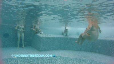 Naked Women Of Different Ages In The Sauna Pool - hclips.com