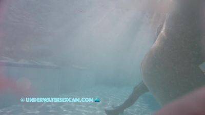 Some Women Are Horny To Press Their Tits Against The Pool Wall - hclips.com