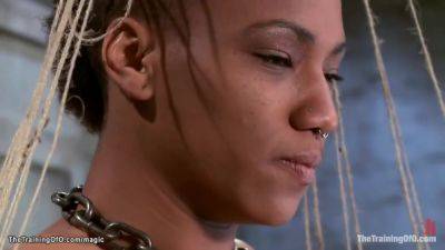 Ebony Made To Fuck Big Cock To Gimp - upornia.com