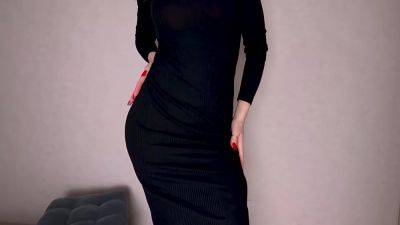 In Stockings With Garter Heels Fucks Her Pussy - upornia.com