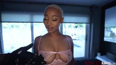 Big Tits Ebony Fucked By Black Masseur - upornia.com