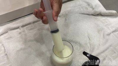 Milk Enemas And Anal Fuck In The Bathtube - hotmovs.com