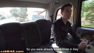 Busty taxi MILF public fucked outdoor in real customer sex - hotmovs.com