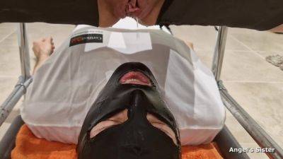His Mouth Is My Toilet. Femdom Piss In Mouth And Pussy Cleanup - hotmovs.com