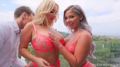 Chris Diamond - Savannah Bond - JulesJordan.com - Savannah Bond & Hayley Davies: Ass-Paradise Awaits! - veryfreeporn.com