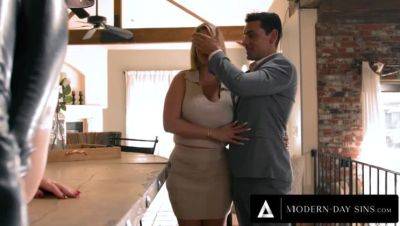 Rachael Cavalli - Ryan Driller - Contemporary Indiscretions: Rachael Cavalli, Secretly Bi-Curious, Engages in a Sizzling Threesome with Chloe Surreal - porntry.com