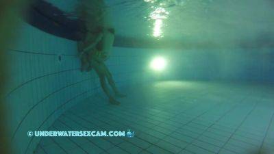 First Time Teen 18+ Couple Underwater Sex Part 2 - hclips.com