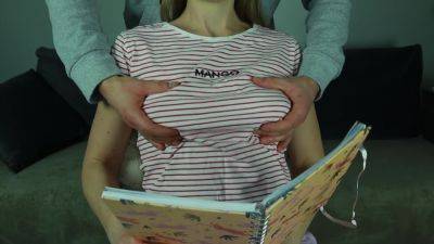 I Was Reading A Book When He Started Playing With My Tits - hotmovs.com