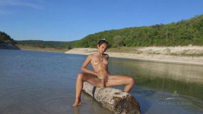 Shrima Plays Around Outside Fully Naked - hotmovs.com