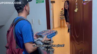 I Seduce The Pizza Delivery Man And End Up Fucking Him Until I Get All His Cum - Melany Latina 10 Min - upornia.com - Colombia