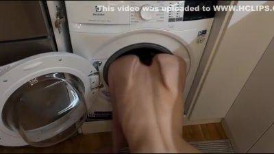 Cutie Kim - Stepsister Got Stuck In The Washing Machine - hclips.com