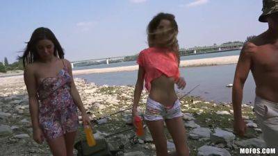 Real Bitch Party - Euro Beach Foursome 1 - Monique W - videomanysex.com